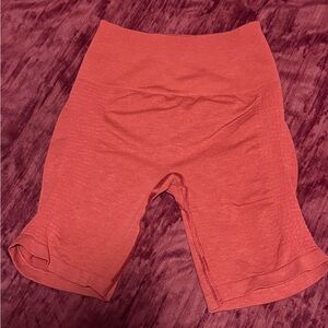 Alphalete OG Women's High-Waisted amplify Seamless Bike Shorts - Coral